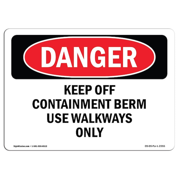 Safety Sign, OSHA Danger, 18" Height, Aluminum, Keep Fire Away, Landscape